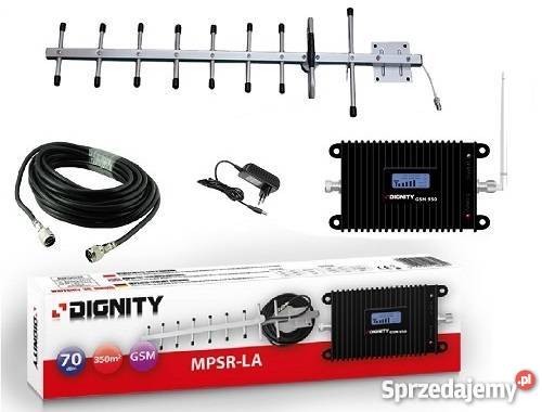 DIGNITYMarkowy Wzacniacz GSM600m2 z 2 Antenami śląskie