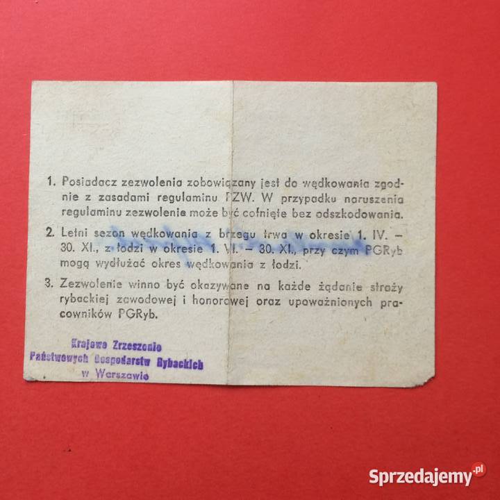 1901 Legitymacja PZW Szczecin