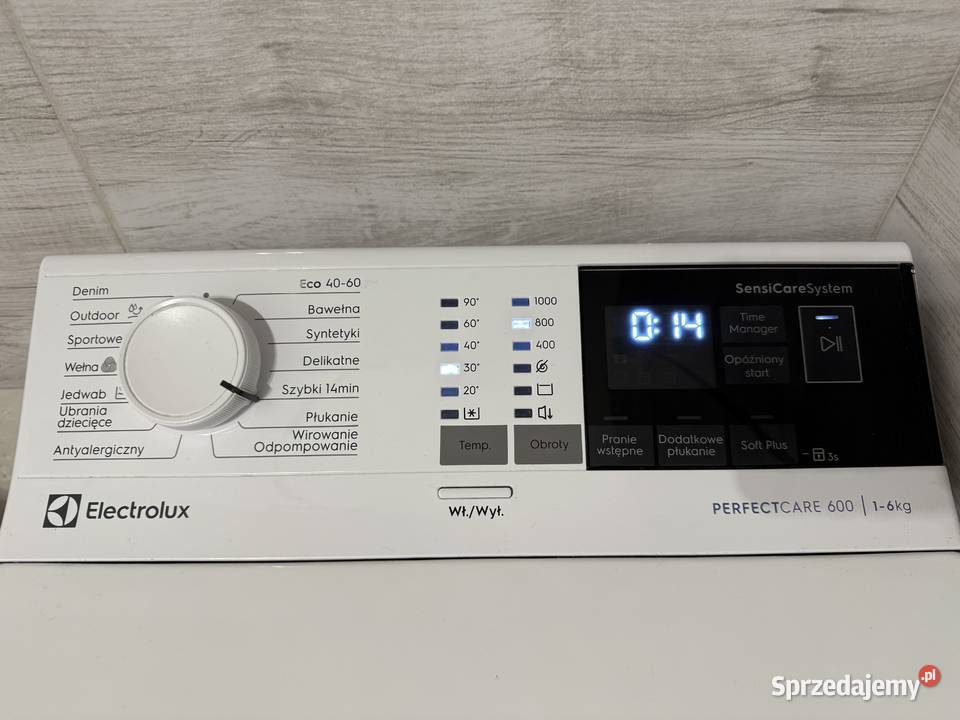 Pralka Electrolux załadunek góry