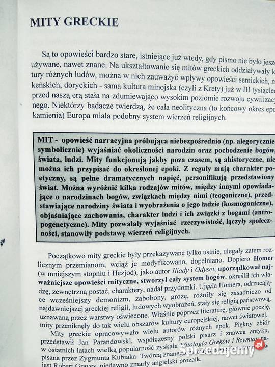 Opracowanie lektur szkolnych 1 gimnazjum polski mazowieckie Warszawa