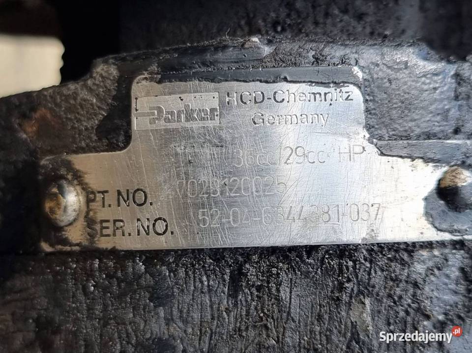 POMPA ŁADOWARKA JCB 3CX PARKER 7029120025 Pozostałe Lipno