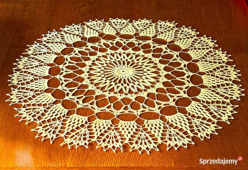 Serwetka na szydełku Wielkanocna rękodzieło Poznań sprzedam