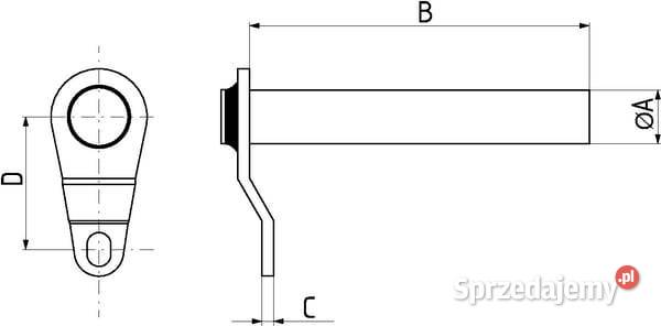 Sworzeń 25x74 mm Kramp FLP25074 Kamionna sprzedam
