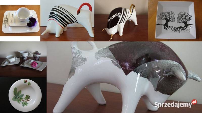 Znak zodiaku BYK Figurka Byczek ceramiczny Sierakowice