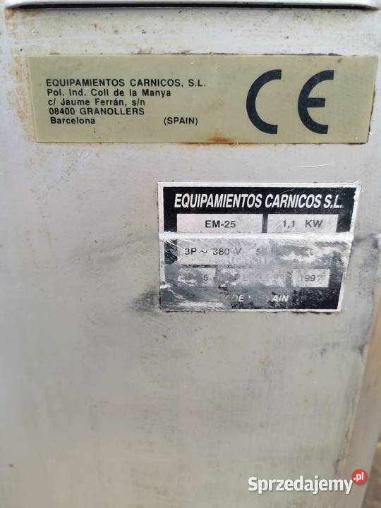 Nadziewarka tłokowa MANICA 25L