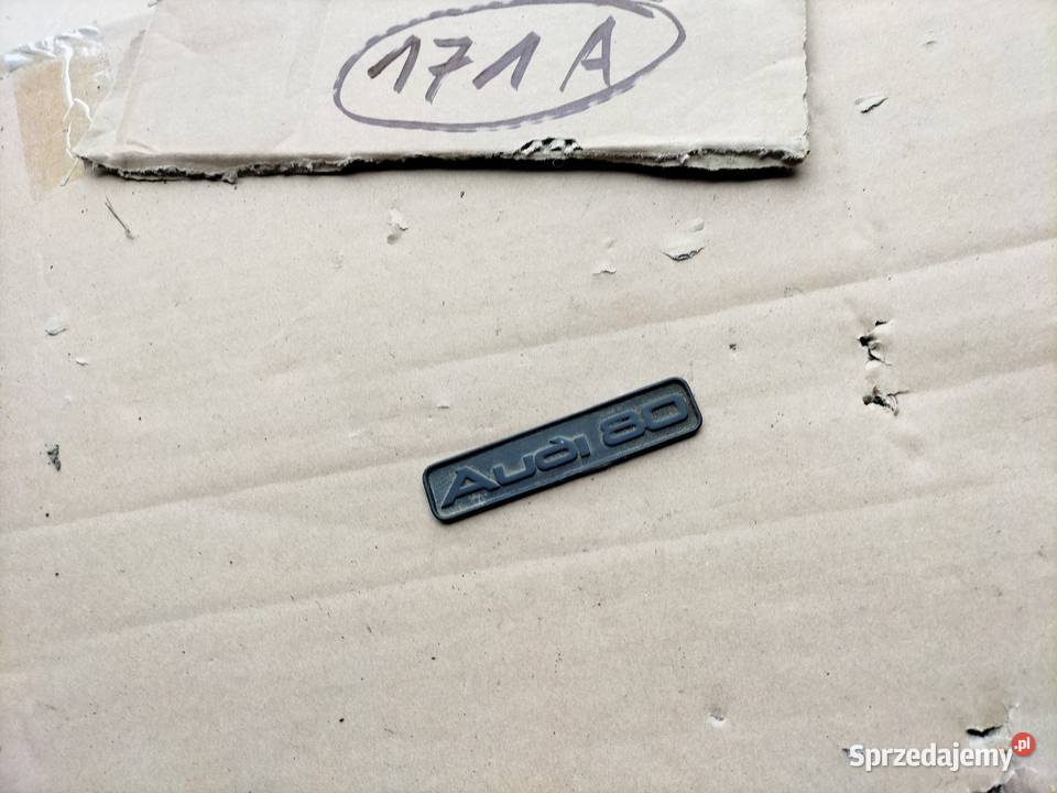 AUDI 80 B3 B4 ZNACZEK EMBLEMAT NAPIS KONSOLI osobowe Kamień-Kolonia