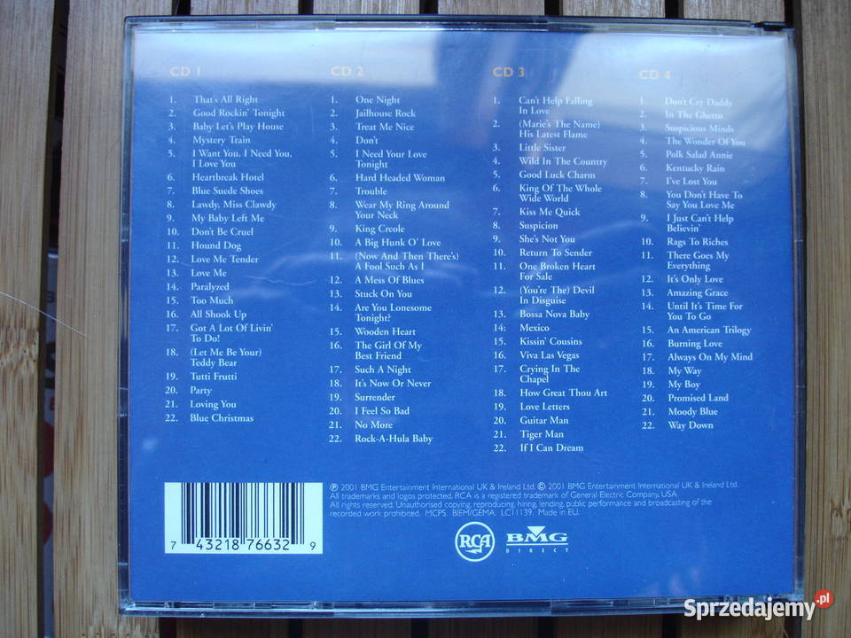 ELVIS PRESLEY płyty CD lubuskie Zielona Góra