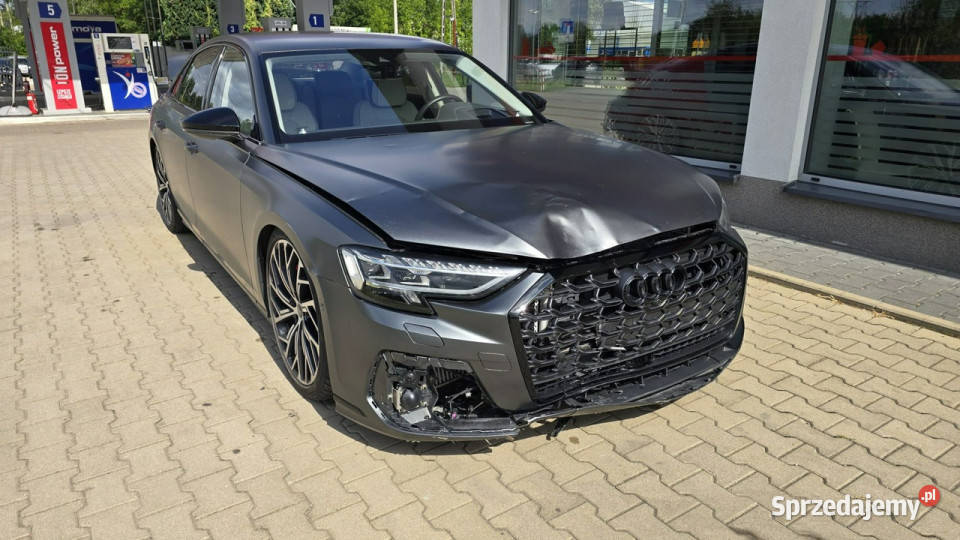 Audi S8 Audi S8 Szary Mat Salon F vat Pali ASR (kontrola trakcji) Karczew