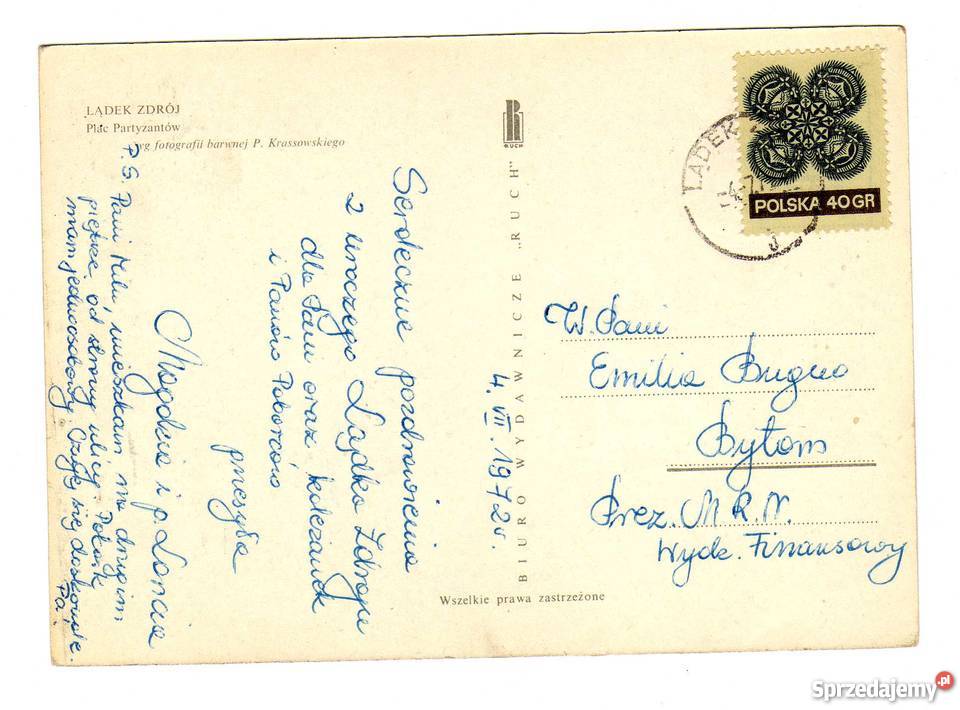 LĄDEK ZDRÓJ PLAC PARTYZANTÓW POCZTÓWKA Krynki