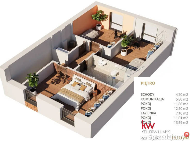 Dom wolnostojący 133m2 Kobierzyce dolnośląskie