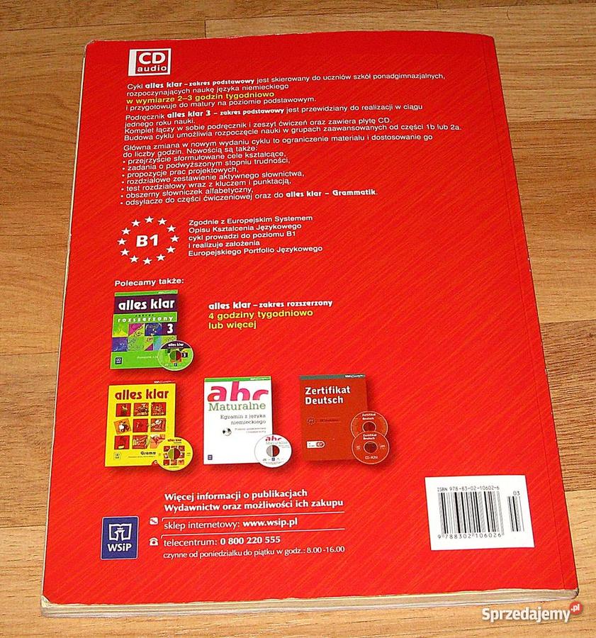 PODRĘCZNIKI NIEMIECKI ALLES KLAR 3 PODSTAWOWY Kielce