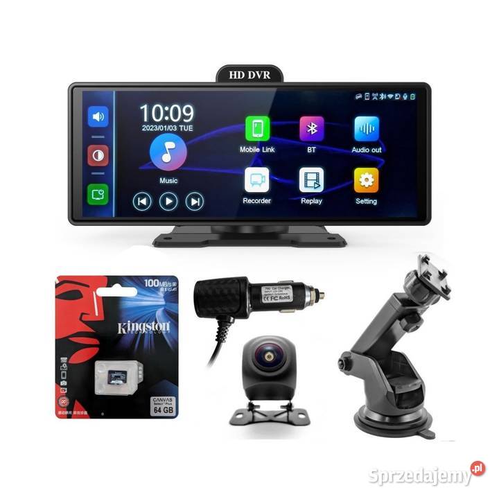 Radio CARPLAY 10C Multimedialna Nawigacja GPS