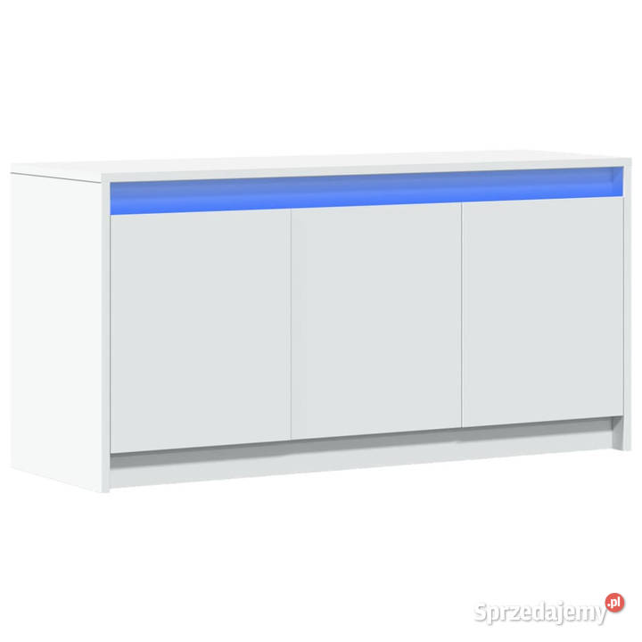 Szafka TV z LED biała 100x34x50 materiał Meble Warszawa sprzedam