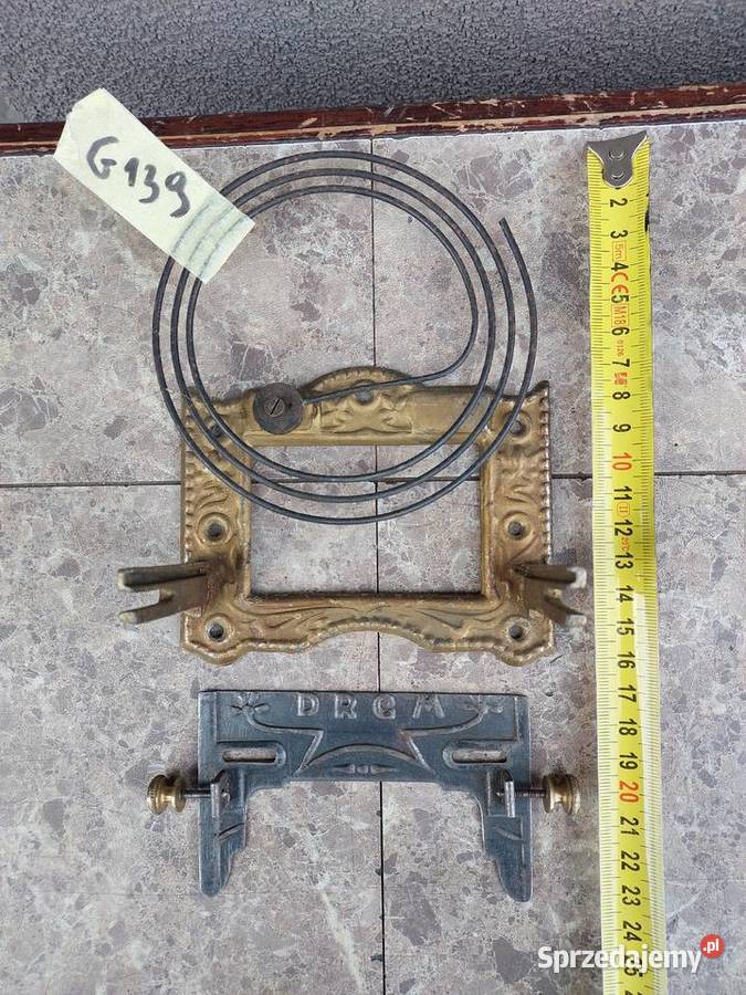 G139 Gong sanki mocowanie mechanizmu starego Tczew sprzedam