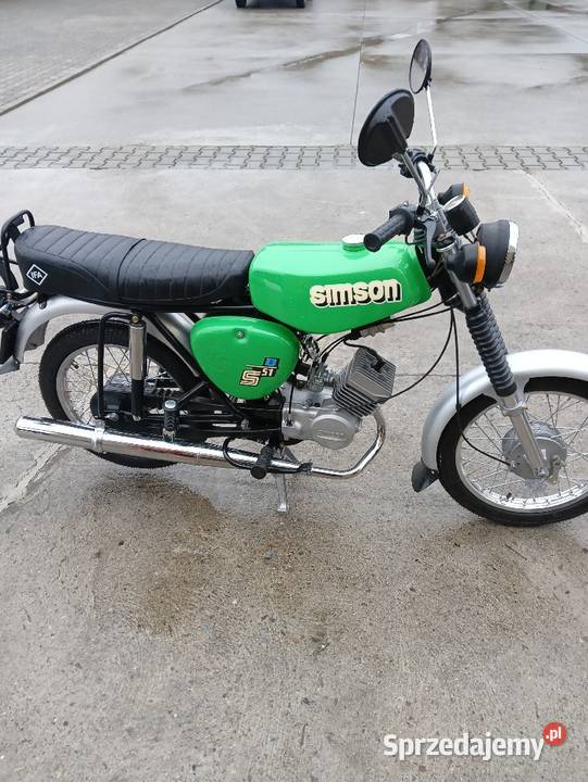 Motorower Simson S51 po całkowitej renowacji