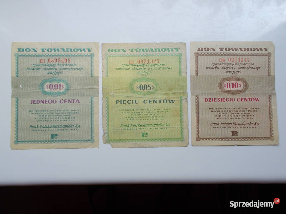 bony PKO z 1960 roku Skarżysko-Kamienna