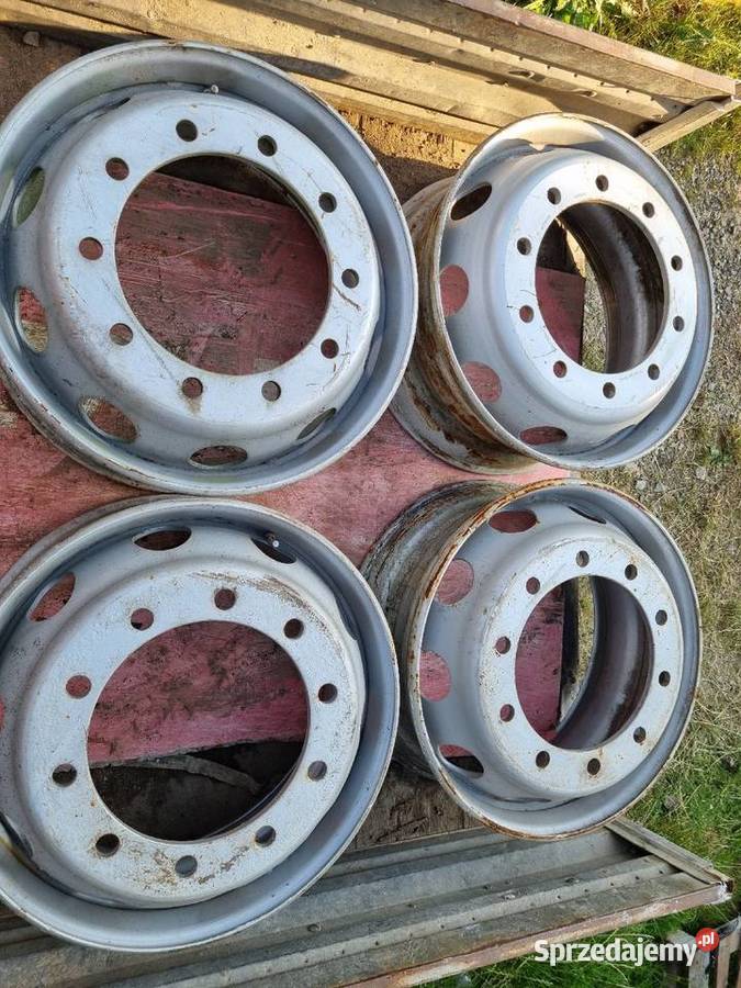 4 Felgi Mercedes Actros 225x9 225 x9 0014011902 Skawina