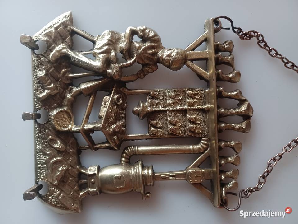 Wieszak mosiężny Mosiądz Kolekcja