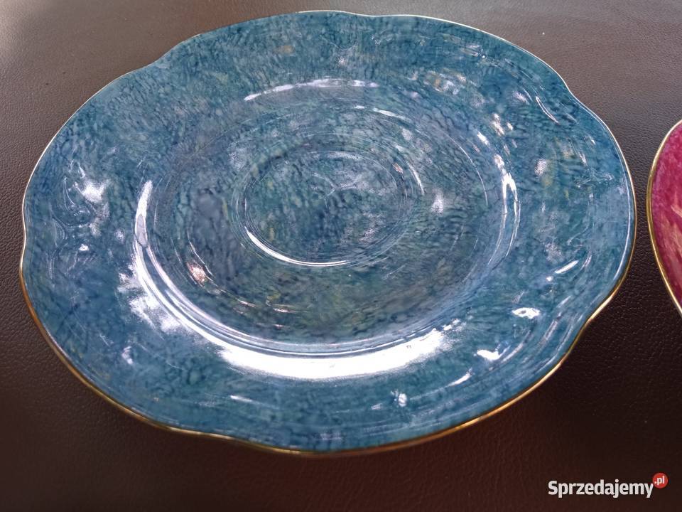 Kolorowy Zestaw porcelana Włocławek Chodzież PRL Porcelana i szkło