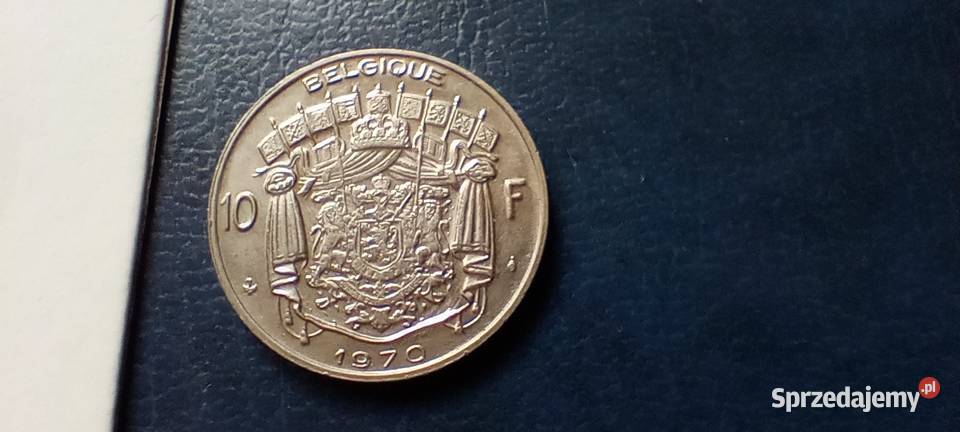 Stare monety 10 frank 1970 Belgia