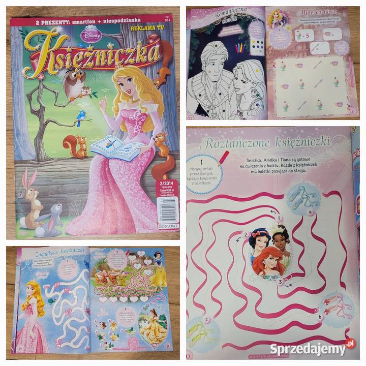 Kolekcjonerskie magazyny Disney Księżniczka Bydgoszcz