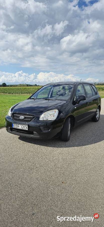 KIA CARENS III 20CRDI 140 2009R Jeden właściciel czarny Kia Osiny sprzedam