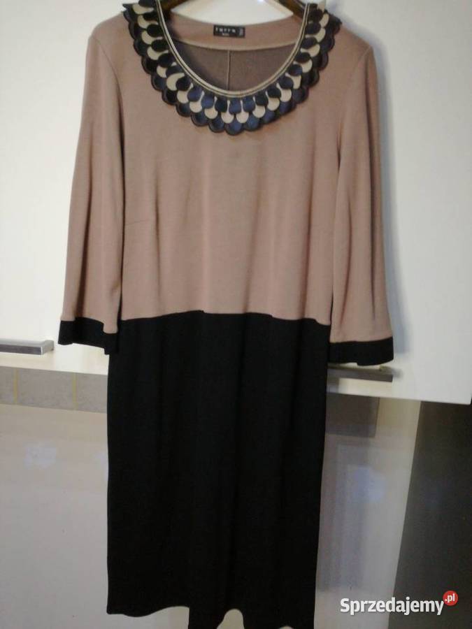 Sukienka damska z oryginalnym kołnierzem Lublin sprzedam