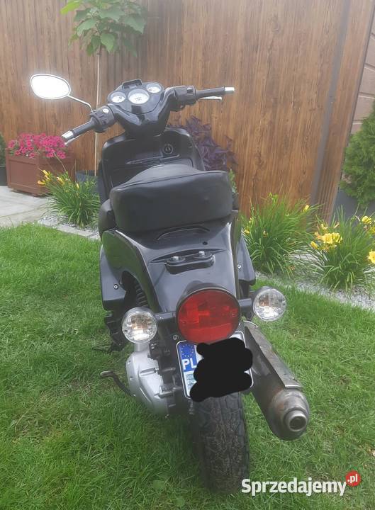 Aprilia scarabeo 12550 25050 kat am zam uszkodzony Szamotuły