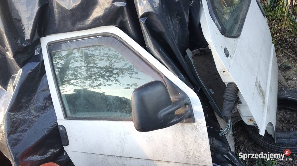 Drzwi Volkswagen Transporter T4 białe 2 sztuki dostawcze Hrubieszów
