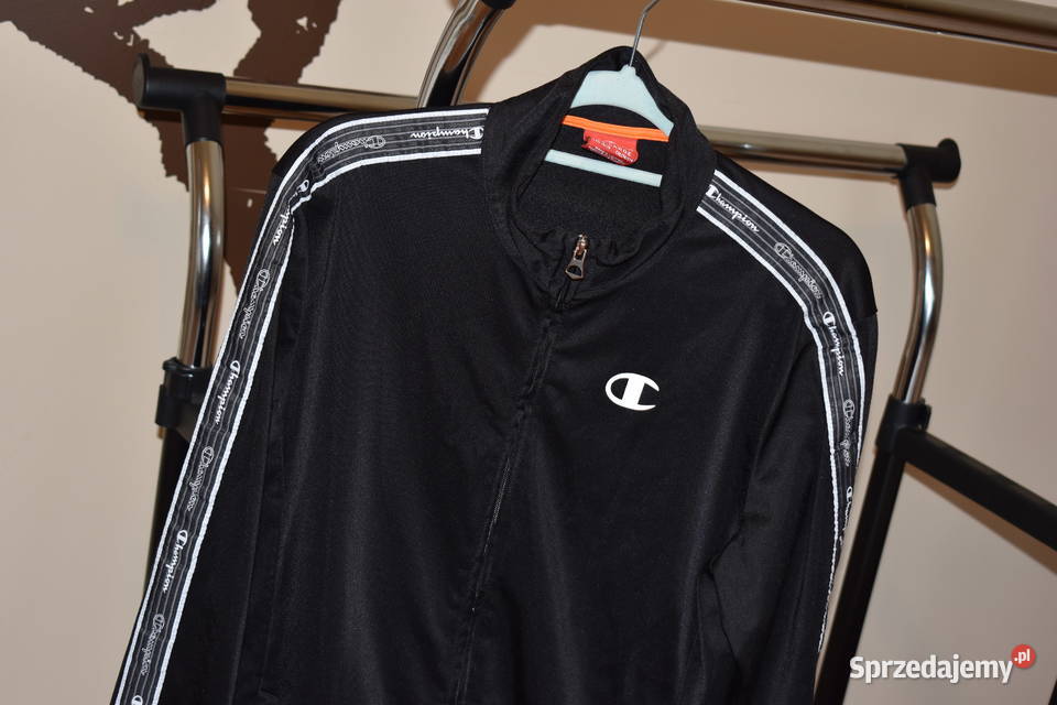 Elastyczna Czarna Bluza Sportowa Champion zachodniopomorskie Stargard