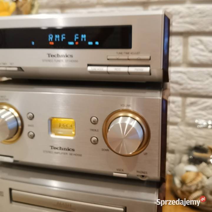 Technics HD 550 wieża kolumny pilot śląskie Ruda Śląska