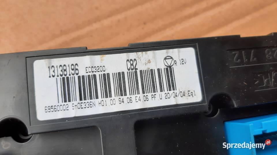 panel nawiewu Opel Vectra C Signum 13138196 dolnośląskie Dębno
