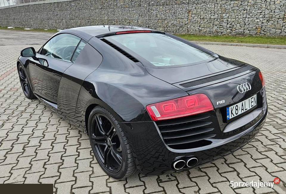 Audi R8 Coupe Quattro RTronic 42 benz 420 2008r małopolskie Sucha Beskidzka