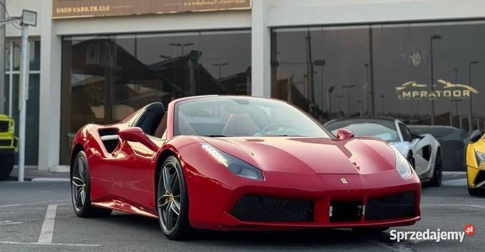 2017 Ferrari 488 Spider 39L dolnośląskie Wrocław sprzedam