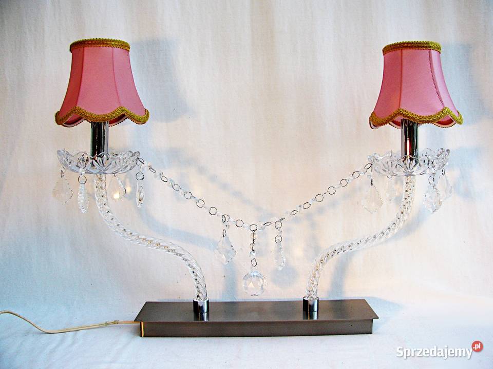 Lampka szklana Kryształki Piękna zachodniopomorskie Szczecinek