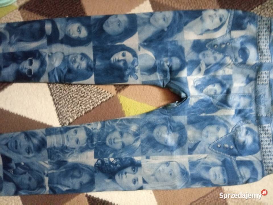 Nowe legginsy bezszwowe z twarzami Chrzanów