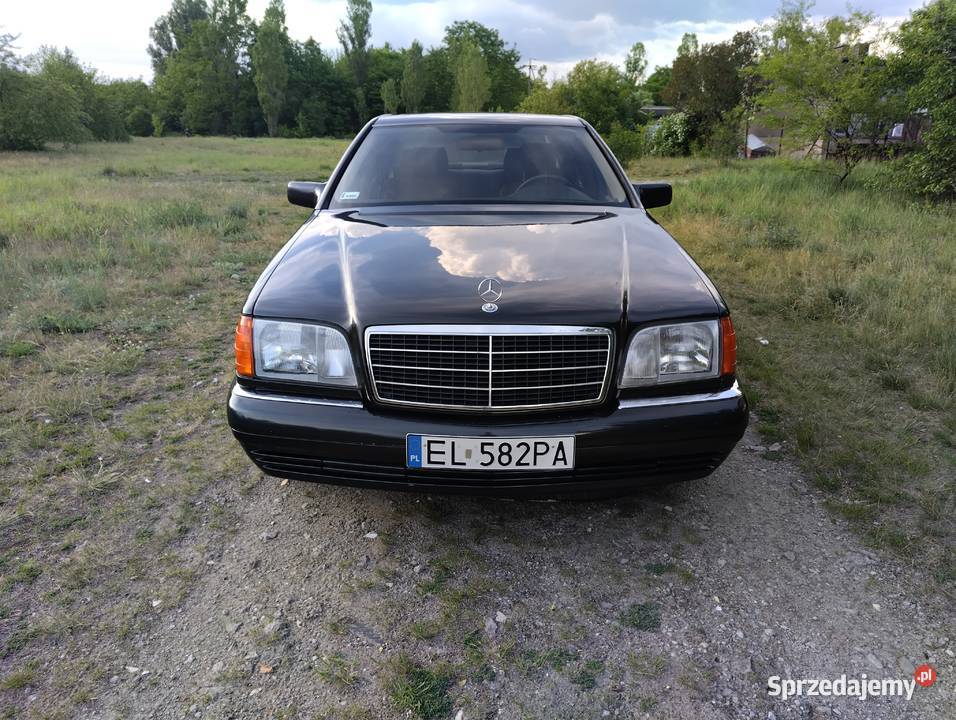 Mercedes W140 600SEL jeden z pierwszych Zabytek Łódź