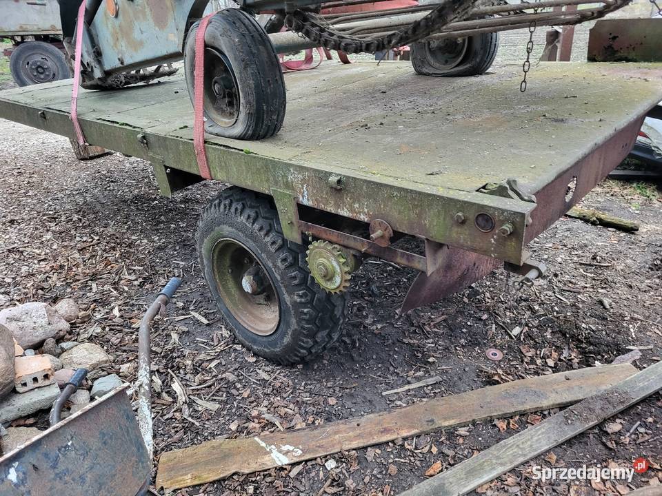 Rozrzutnik jednoosiowy platforma nieuszkodzony Wiskitki