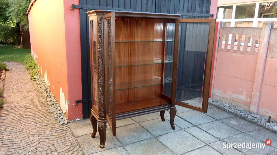 Salonowa Unikatowa Witryna Serwantka Dąb 1920 r