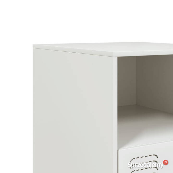 Szafki nocne 2 białe 345x39x44 stal WM841762 Warszawa sprzedam