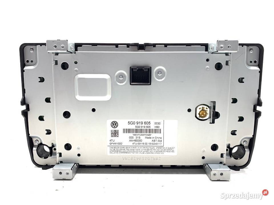 RADIO VW GOLF VII 5G0919605 ODTWARZACZ osobowe