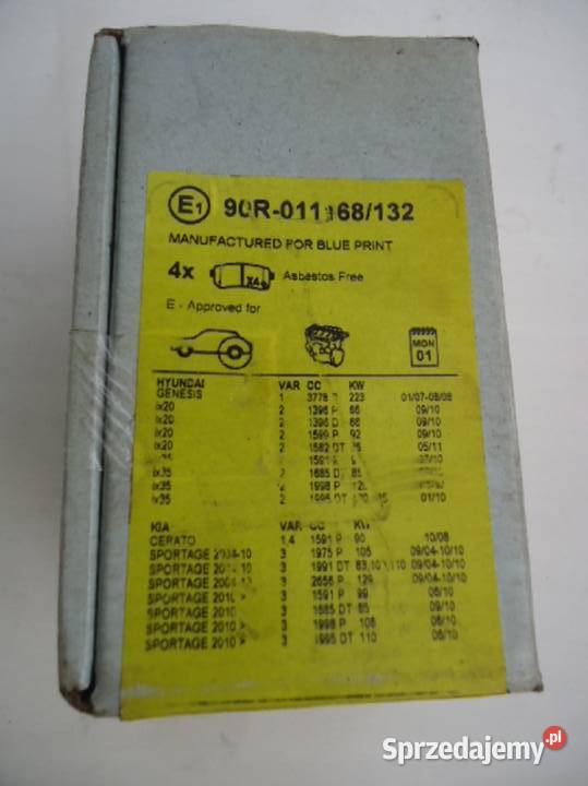 Klocki hamulcowe komplet BLUE PRINT HYUNDAI KIA Jaworzno