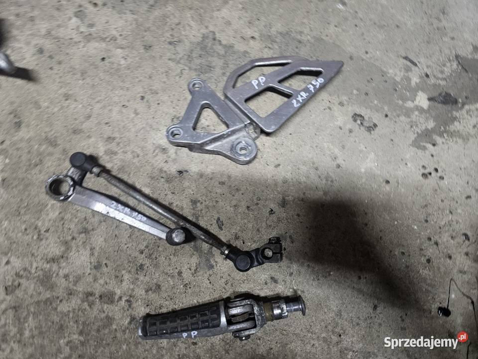 Kawasaki ZXR 750 set lewy podnóżek wajcha cięgno Jelenia Góra