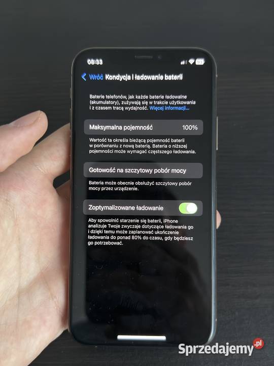 Apple iPhone XS 64 GB Gold 100 bateria kompletny opolskie Prudnik