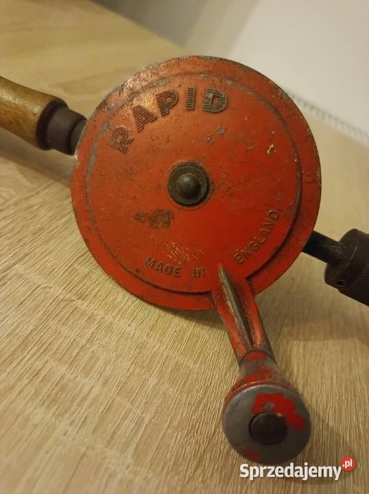 Stara wiertarka ręczna