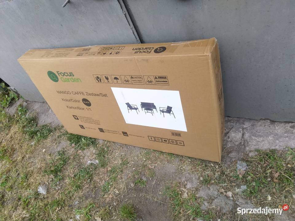 NAJTANIEJ Zestaw Mebli MANGO CAFFE Dark Grey Zabrze