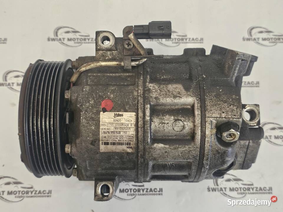 NISSAN XTRAIL KOLEOS 20 DCI M9R833 4X4 sprężarka osobowe
