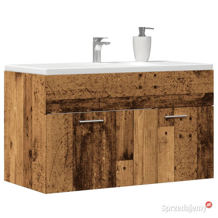 Szafka pod umywalkę stare drewno 90x385x46 Warszawa