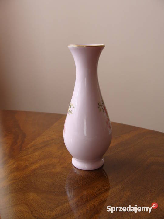 Wazonik z różowej porcelany RGK Latoszyn