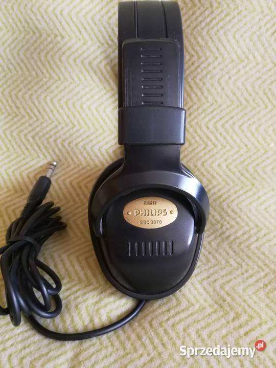Słuchawki PHILIPS SBC 3370 Black retro klasyk w Słuchawki i głośniki Szczecin sprzedam